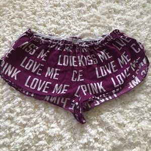 2/$10 💜 PINK Pajama Shorts Small